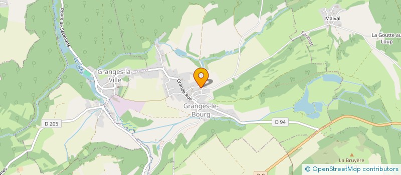 localisation de l'entreprise SCI DU LAVOIR  GRANGES-LE-BOURG