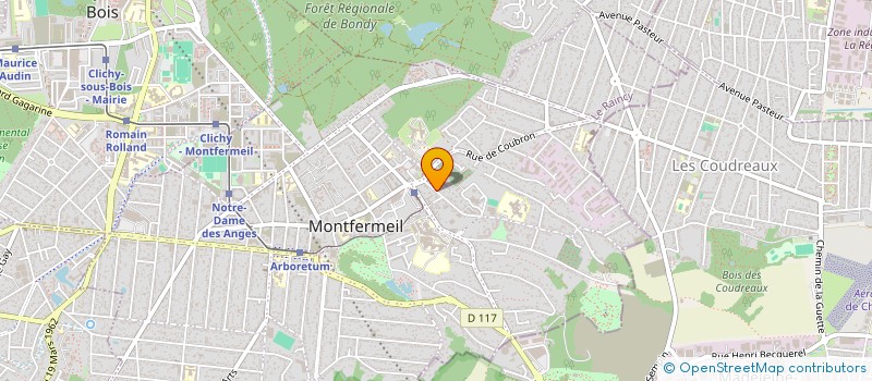 localisation de l'entreprise SCI DU LAVOIR à MONTFERMEIL