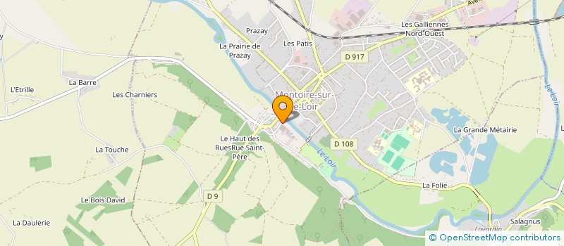 localisation de l'entreprise SCI DU LAVOIR  MONTOIRE-SUR-LE-LOIR