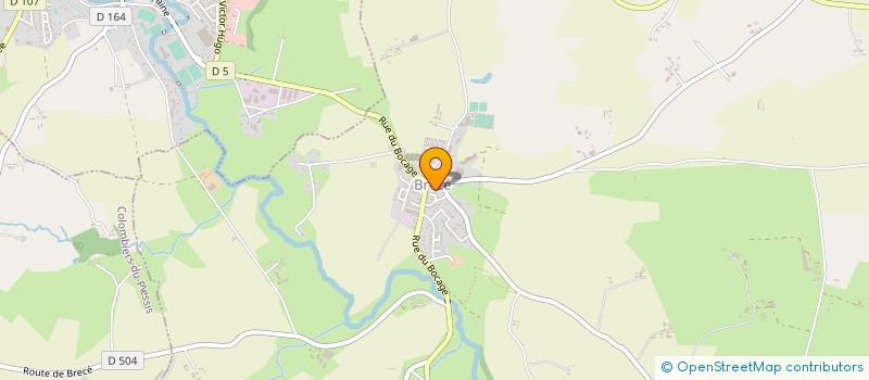 localisation de l'entreprise SCI DU LAVOIR  BRECE