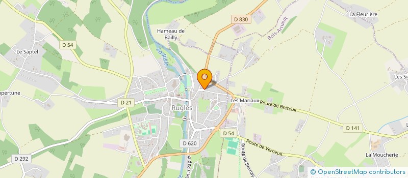 localisation de l'entreprise SCI DU LAVOIR  RUGLES