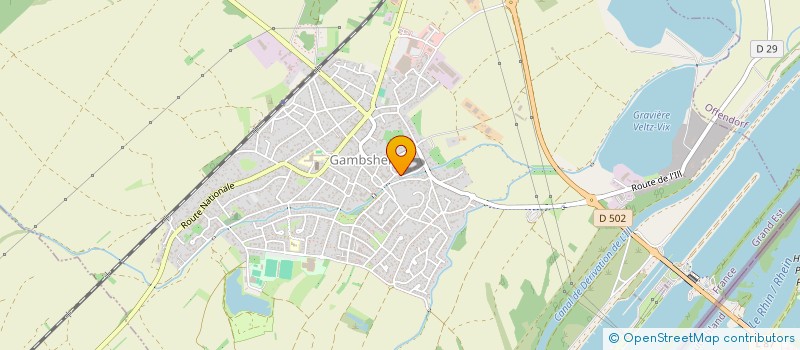 localisation de l'entreprise SCI DU LAVOIR  GAMBSHEIM