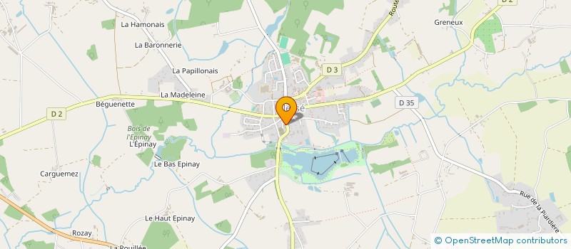 localisation de l'entreprise SCI DU LAVOIR  PLESSE