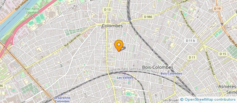 localisation de l'entreprise SCI DU LAVOIR à COLOMBES