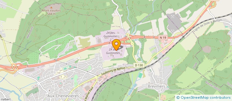 localisation de l'entreprise SCI DU LAVOIR  HERICOURT