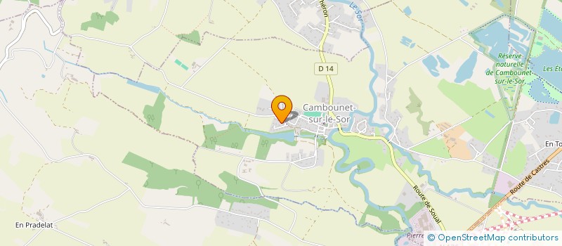 localisation de l'entreprise SCI DU LAVOIR  CAMBOUNET-SUR-LE-SOR