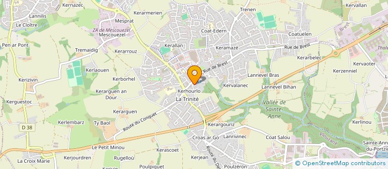 localisation de l'entreprise SCI DU LAVOIR  PLOUZANE