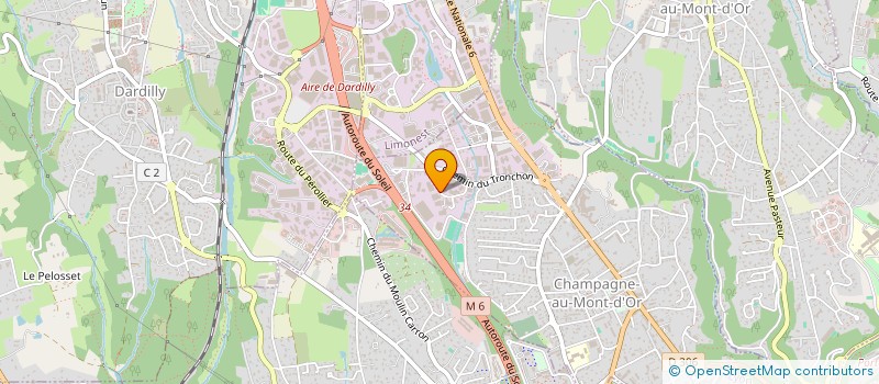 localisation de l'entreprise SCI DU LAVOIR  CHAMPAGNE-AU-MONT-D'OR