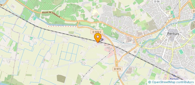 localisation de l'entreprise SCI DU LAVOIR  PERTUIS