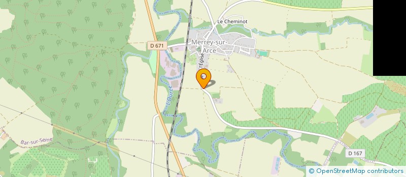 localisation de l'entreprise SCI DU LAVOIR  MERREY-SUR-ARCE
