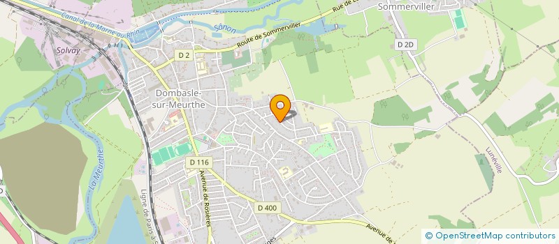 localisation de l'entreprise SCI DU LAVOIR  DOMBASLE-SUR-MEURTHE