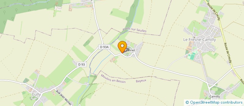 localisation de l'entreprise SCI DU LAVOIR AUX ALYTES  LE FRESNE-CAMILLY