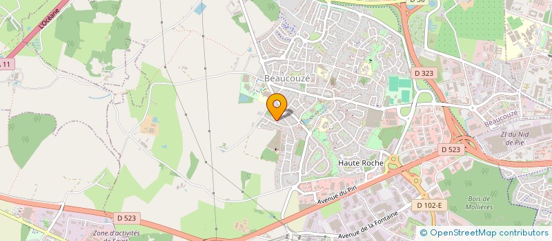 localisation de l'entreprise SCI DU LAVOIR LEGEROIS  SAINT-LEGER-DE-LINIERES