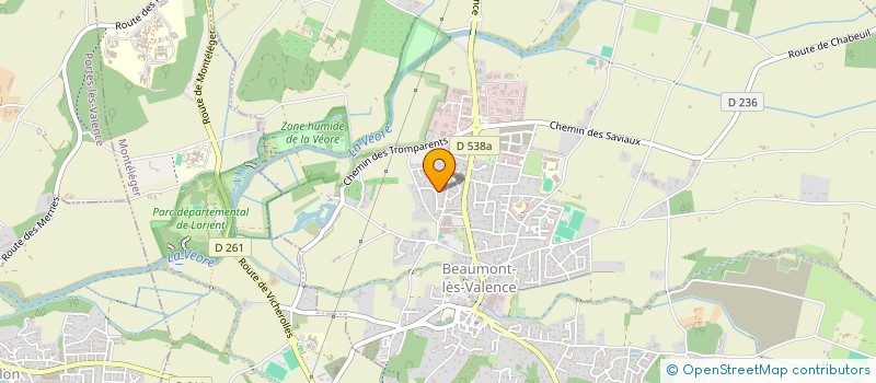 localisation de l'entreprise SCI DU LAVOIR SAINT JEAN à BEAUMONT-LES-VALENCE