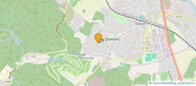 localisation de l'entreprise SCI DU LAVOIR SAINT PHILIBERT  DOMONT