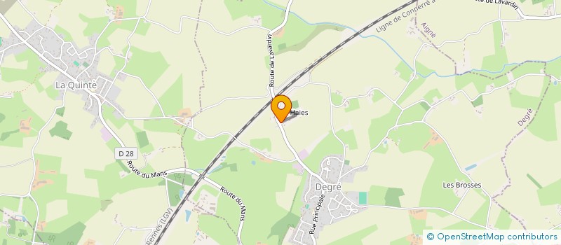 localisation de l'entreprise SCI DU LEMAN  DEGRE