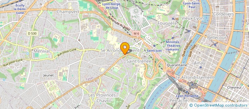 localisation de l'entreprise SCI DU LEMAN  LYON