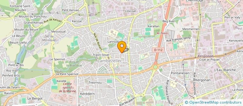 localisation de l'entreprise SCI DU LEON à BREST