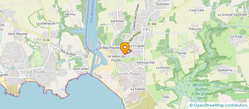 localisation de l'entreprise SCI DU LEON  GUIDEL