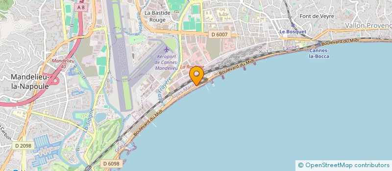 localisation de l'entreprise SCI DU LEOU à CANNES