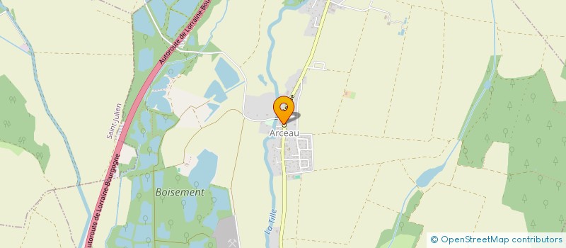localisation de l'entreprise SCI DU LEVANT  ARCEAU