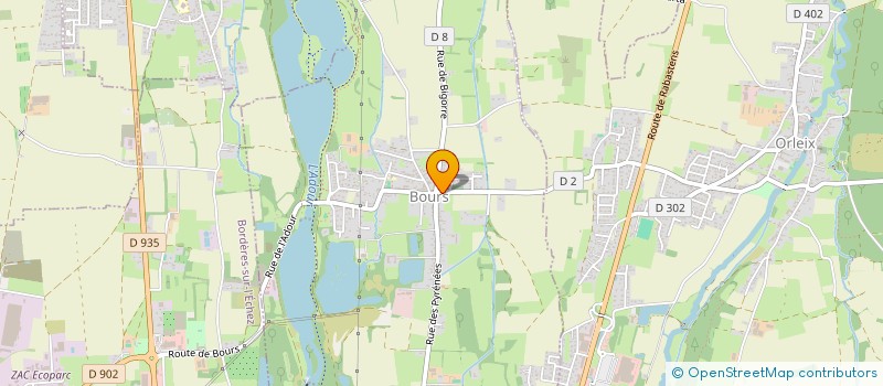 localisation de l'entreprise SCI DU LEVANT  BOURS