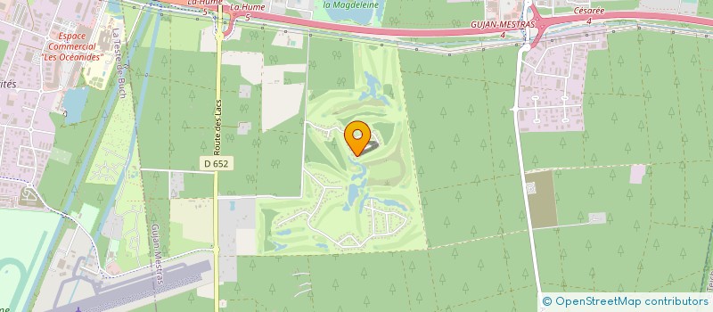 localisation de l'entreprise SCI DU LEVANT  GUJAN-MESTRAS