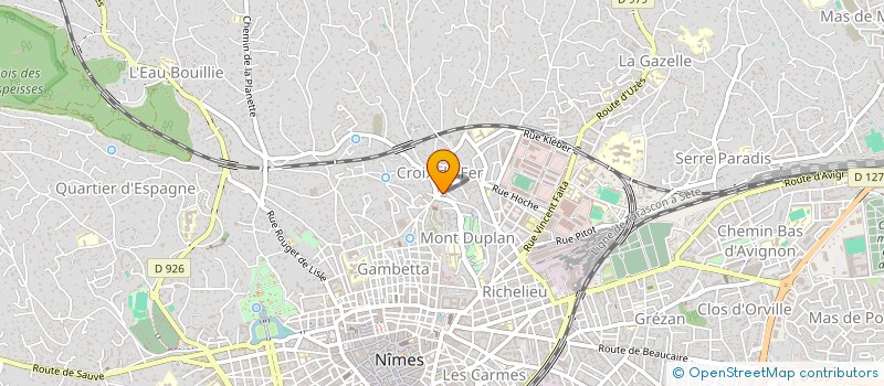 localisation de l'entreprise SCI DU LEVANT  NIMES