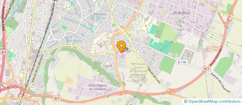 localisation de l'entreprise SCI DU LEVANT à VALENCE
