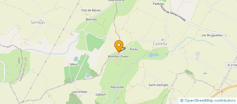 localisation de l'entreprise SCI DU LEVANT  LACEPEDE