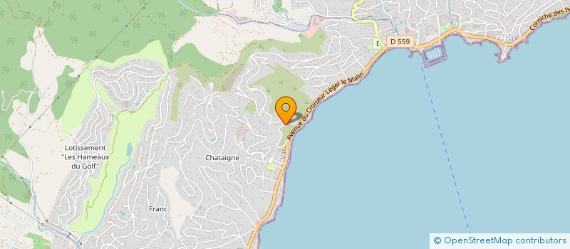 localisation de l'entreprise SCI DU LEVANT à SAINTE-MAXIME