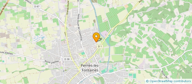 localisation de l'entreprise SCI DU LEVANT  PERNES-LES-FONTAINES