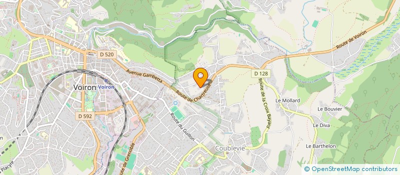 localisation de l'entreprise SCI DU LEVANT  COUBLEVIE