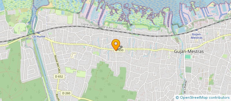 localisation de l'entreprise SCI DU LEVANT  GUJAN-MESTRAS