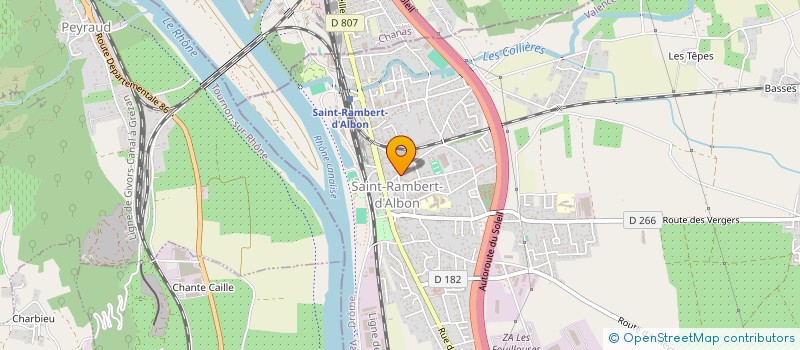 localisation de l'entreprise SCI DU LEVANT  SAINT RAMBERT D'ALBON