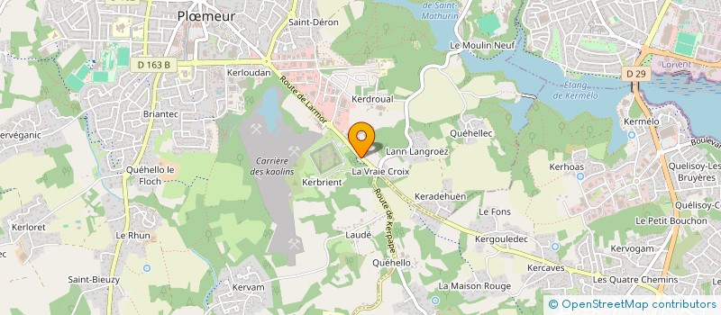 localisation de l'entreprise SCI DU LEVANT à PLOEMEUR