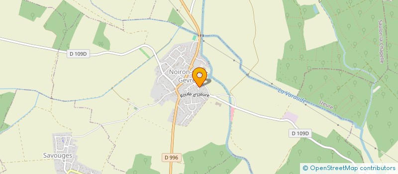 localisation de l'entreprise SCI DU LEVANT  NOIRON-SOUS-GEVREY