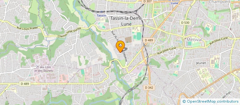localisation de l'entreprise SCI DU LEVANT  TASSIN-LA-DEMI-LUNE