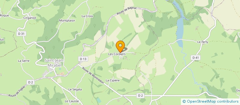 localisation de l'entreprise SCI DU LEVAT  FONS