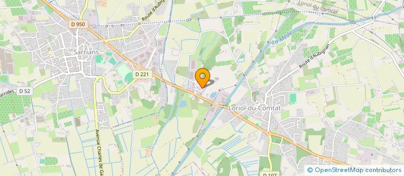 localisation de l'entreprise SCI DU LEVEZOU  LORIOL-DU-COMTAT