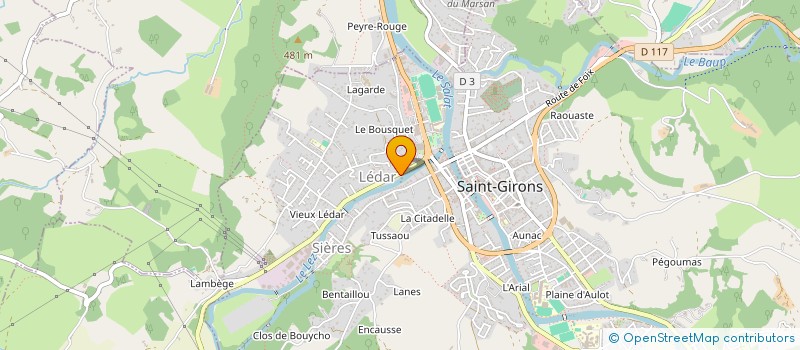 localisation de l'entreprise SCI DU LEZ à SAINT-GIRONS