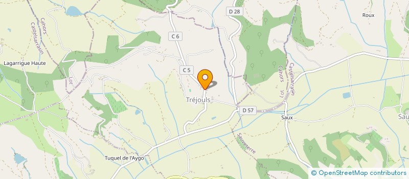 localisation de l'entreprise SCI DU LEZARD  LAUZERTE