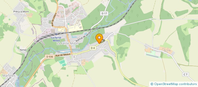 localisation de l'entreprise SCI DU LEZARD  LA FERTE-MILON