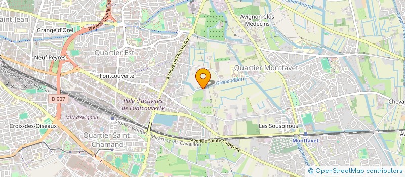 localisation de l'entreprise SCI DU LIBAN  AVIGNON