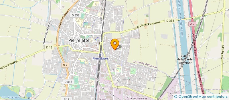 localisation de l'entreprise SCI DU LIBELLE à PIERRELATTE