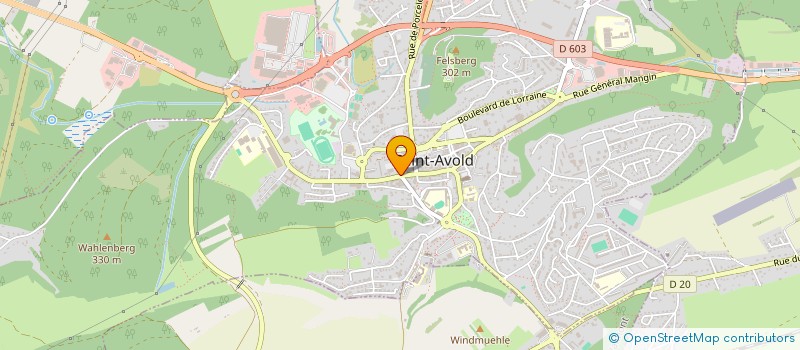 localisation de l'entreprise SCI DU LIBOURNAIS à SAINT-AVOLD