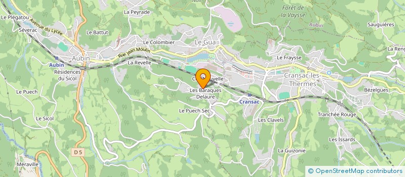 localisation de l'entreprise SCI DU LIBRAIRE  AUBIN