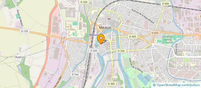 localisation de l'entreprise SCI DU LIEGEOIS à MEAUX