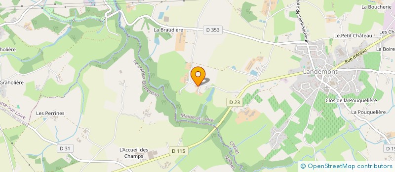 localisation de l'entreprise SCI DU LIERRE BLANC  OREE-D'ANJOU