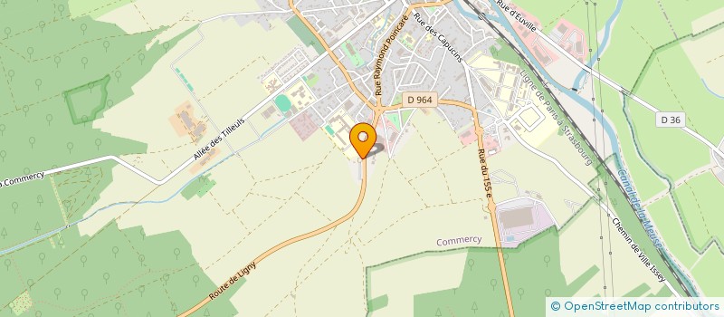 localisation de l'entreprise SCI DU LIEUCLAIR à COMMERCY